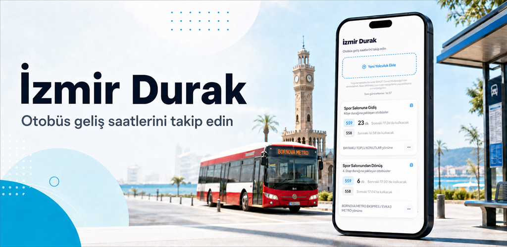 İzmir Durak Android Application Mockup